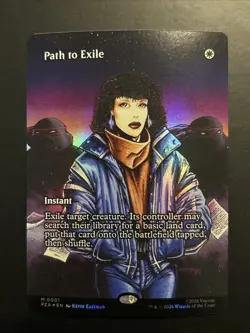Path to Exile - Foil Extended Art - TMNT PZA - NM - MTG R 0001 - Image 1