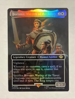 Boromir, Warden of the Tower (Borderless) Universes Beyond: the Lord of the... - Image 1