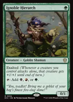 Ignoble Hierarch - #52 - Commander: Lorwyn Eclipsed - NM MTG - Image 1