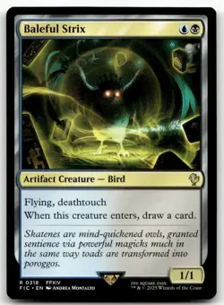 Baleful Strix #318 MTG Final Fantasy FIC NM X1 - Image 1