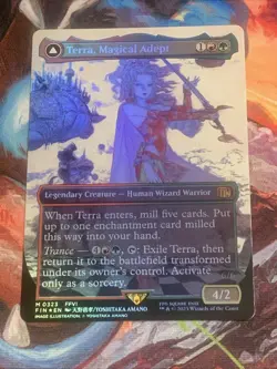 Terra, Magical Adept (Borderless) Final Fantasy Foil MTG Mythic Rare - Mint - Image 1