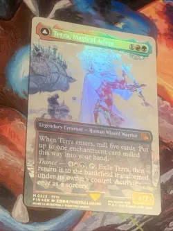 Terra, Magical Adept (Borderless) Final Fantasy Foil MTG Mythic Rare - Mint - Image 2