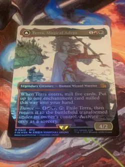 Terra, Magical Adept (Borderless) Final Fantasy Foil MTG Mythic Rare - Mint - Image 4