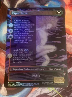 Terra, Magical Adept (Borderless) Final Fantasy Foil MTG Mythic Rare - Mint - Image 5