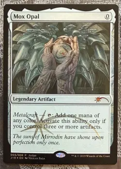Magic The Gathering MTG Foil Judge Promo Mox Opal NM SHIPS ASAP - Image 1