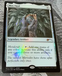 Magic The Gathering MTG Foil Judge Promo Mox Opal NM SHIPS ASAP - Image 3
