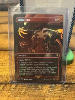 Mega Flare (Borderless) Commander: Final Fantasy Foil - Image 1
