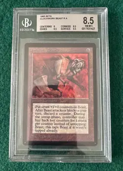 Clockwork Beast - BETA - MTG - BGS 8.5. NM-MT+. More Vintage MTG In My Store. - Image 1