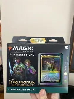 *DAMAGED PACKAGING* Magic The Gathering Set Of 4 LOTR Commander Decks 195166205052 - Image 3