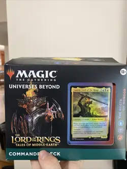*DAMAGED PACKAGING* Magic The Gathering Set Of 4 LOTR Commander Decks 195166205052 - Image 5