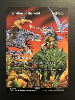 Rhythm of the Wild (Borderless) 12 Teenage Mutant Ninja Turtles MTG NM - Image 1