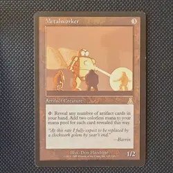 Magic: The Gathering Metalworker Urza's Destiny Rare 1/2 Wizards Regular English - Image 1