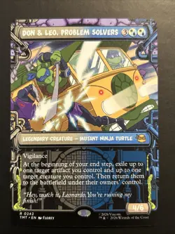 Don & Leo, Problem Solvers (Showcase) R TMNT Foil 242 NM - Image 1