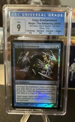 CGC MINT 9 MTG Copy Enchantment Ravnica: City of Guilds (2005) Rare Foil 42/306 - Image 1