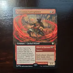 MTG Secrets of Strixhaven-Commander: Naktamun Lorespinner(Extended Art) - Image 1