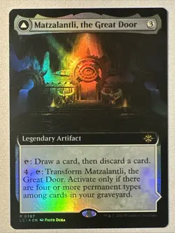 MTG / Matzalantli, the Great Door / LCI / #387 / FOIL (Extended Art) / Rare / NM - Image 1