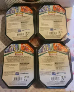 Pokemon TCG 4x Paldea Legends 2x Paldea Partners Tins 24x Packs Total New/Sealed - Image 2