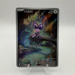 Pokemon Noibat 169/159 SV09 Journey Illustration Rare Full Art Holo Card - Image 1