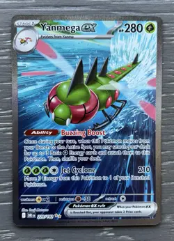 Yanmega EX 228/182 Special Illustration Destined Rivals Pokemon Card Full Art - Image 1