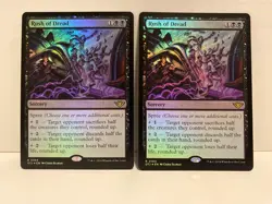 2x Rush of Dread FOIL 1x Extended Version 1x Regular NM MTG Thunder Junction - Image 3