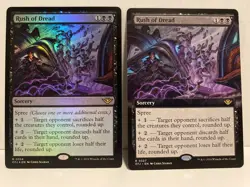 2x Rush of Dread FOIL 1x Extended Version 1x Regular NM MTG Thunder Junction - Image 4
