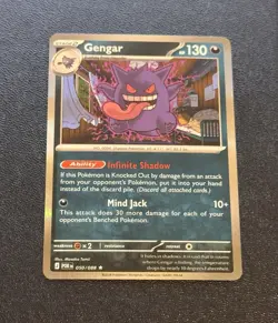 Gengar Perfect Order Holo Pokemon TCG 050/088 Mega Evolution ME03 Rare - Image 1