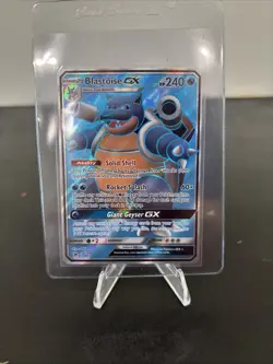Pokemon Blastoise GX Holo Ultra Rare SM189 Black Star Promo 2019 TCG Card Mint - Image 1