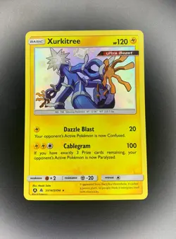 Xurkitree SV14/SV94 Pokemon Card Hidden Fates Shiny Vault Rare Holo Near Mint - Image 1