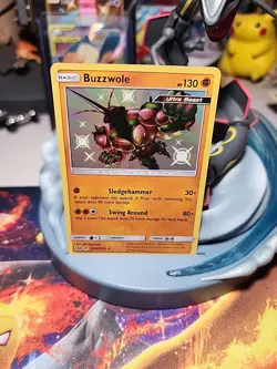 Buzzwole SV24/SV94 Shiny Holo Rare Hidden Fates Pokemon TCG - Image 1