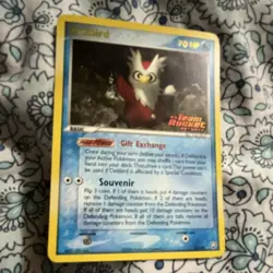 Nintendo Delibird 24/109 Team Rocket Returns Holo Rare 70 HP English Stamp - Image 1
