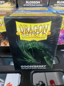 New Release! Dragon Shield Matte Dual Sleeves - Gooseberry - Standard 100ct - Image 1