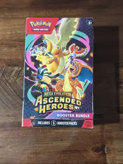 Pokemon TCG Mega Evolution—Ascended Heroes Booster Bundle 6 Packs 📈💯 Excellent - Image 1