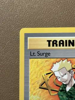Wizards Pokemon TCG Trainer Lt. Surge Gym Heroes 101/132 1st Edition Rare NM - Image 2