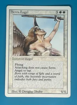 Mtg Serra Angel Revised Edition Regular - Image 1