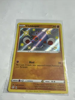 Pokemon TCG: Clobbopus SV072/SV122 Shiny Holo Rare Shining Fates - Image 1