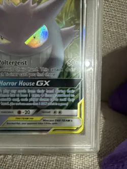 PSA 9 Gengar & Mimikyu Gx 53/181 Team Up Holo Rare Tag Team POKEMON - Image 4