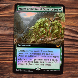 March of the World Ooze - FOIL - Aetherdrift - Magic the Gathering - Image 1