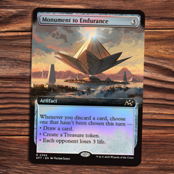 Monument to Endurance - FOIL - Aetherdrift - Magic the Gathering - Image 1
