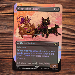 Cryptcaller Chariot - FOIL - Aetherdrift - Magic the Gathering - Image 1
