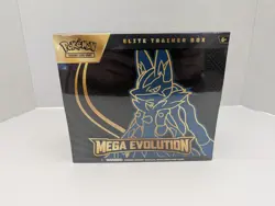 Pokemon TCG Mega Evolution ETB Lucario Elite Trainer Box - Image 1