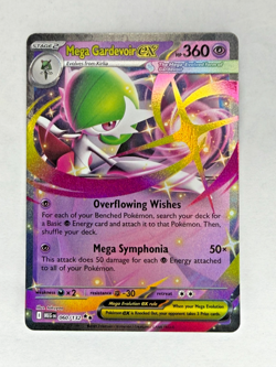 Pokemon TCG NM Mega Gardevoir ex 060/132 Me01: Mega Evolution Holo 2025 - Image 2