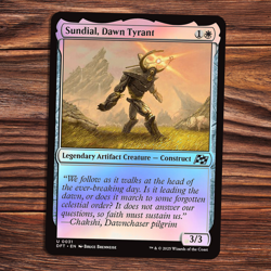 Sundial, Dawn Tyrant - FOIL - Aetherdrift - Magic the Gathering - Image 1