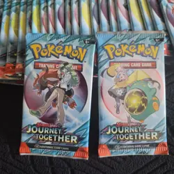 25 Pokemon Journey Together Booster Pack Bundle lot - Image 2
