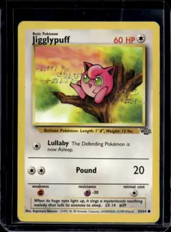 1999 Pokemon Jungle Jigglypuff #54/64 - Image 1