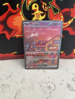 The Pokemon Company Mew EX 053 SVP Scarlet & Violet Promo Full Art Holo 180 HP - Image 1