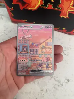 The Pokemon Company Mew EX 053 SVP Scarlet & Violet Promo Full Art Holo 180 HP - Image 3