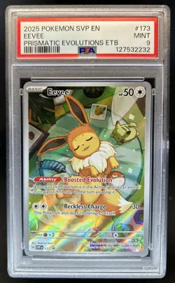 2025 Pokemon SV Black Star Promos Eevee #173 PSA 9 - Image 1