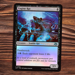 Engine Rat - FOIL - Aetherdrift - Magic the Gathering - Image 1