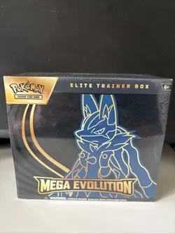 MEGA EVOLUTION LUCARIO Elite Trainer Box ETB Pokemon New Sealed Scarlet Violet - Image 1