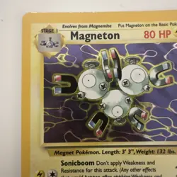 Pokemon Magneton 11/62 Fossil Holo NM - Image 2
